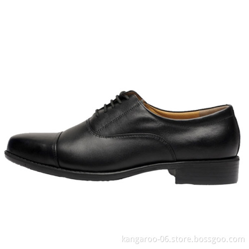 Steel Toe Army Officer Safety Shiny Shoes For Men